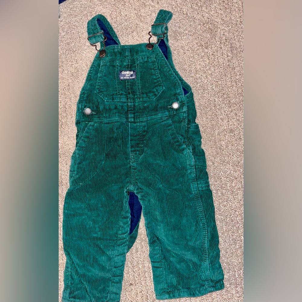 OshKosh B'gosh Corduroy Overalls - like new